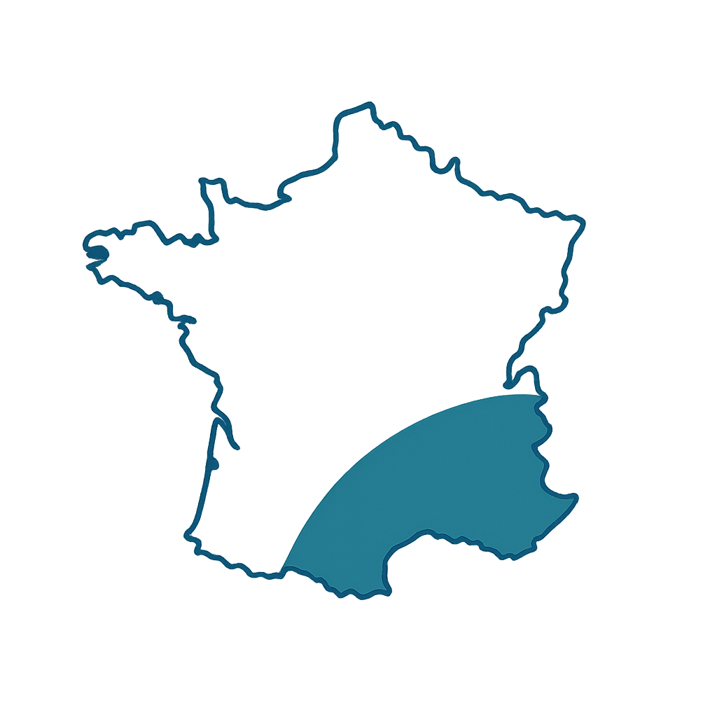Carte France Zone